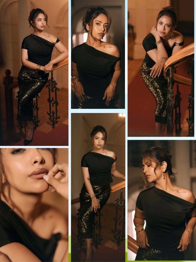 Avika Gor Stuns in Chic Black Glam Look
