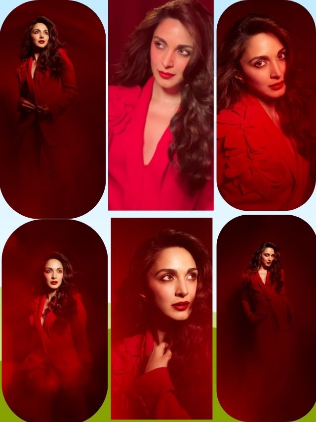 Kiara Advani Turns Up the Heat in Stunning Red Look