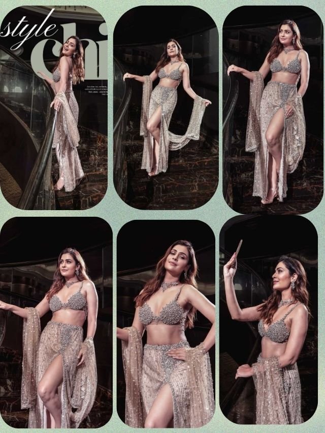 Payal Rajput Stuns in a Shimmering Silver Look