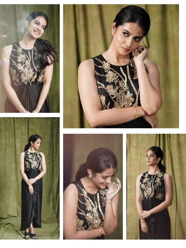 Sri Gouri Priya Redefines Elegance in Black & Gold