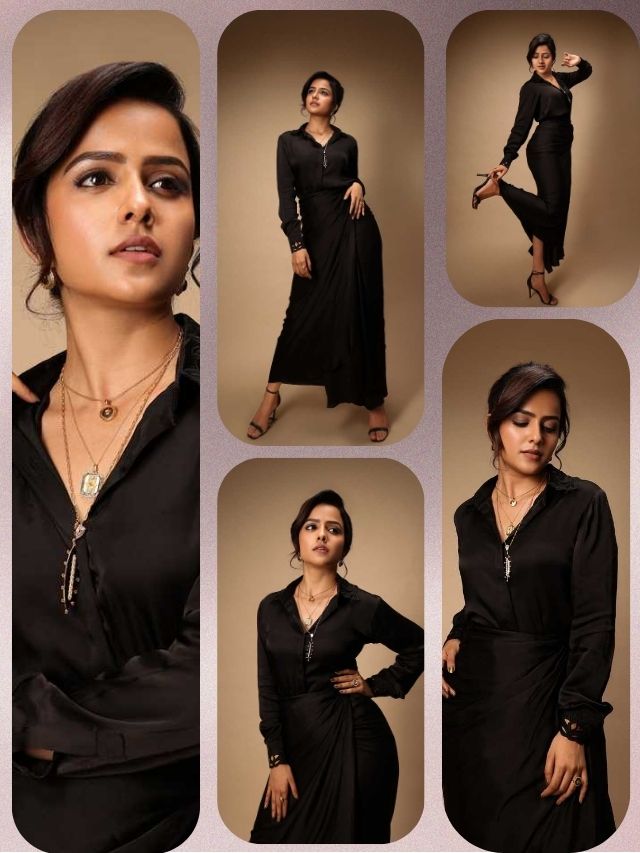 Vaishnavi Chaitanya Stuns in Elegant Black Outfit