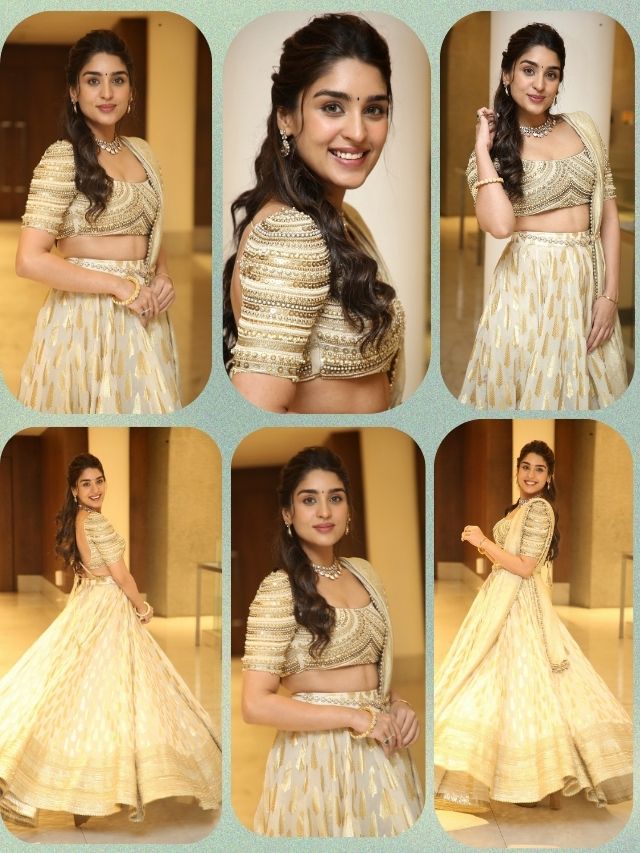 Yukti Thareja Stuns in an Elegant Ivory Lehenga