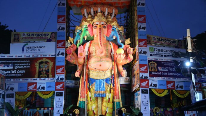 69-Ft Khairatabad Ganesh Steals the Spotlight