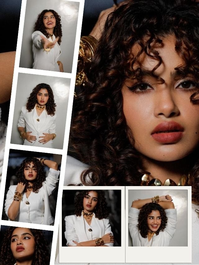 Anupama Parameswaran’s Bold White & Gold Glam