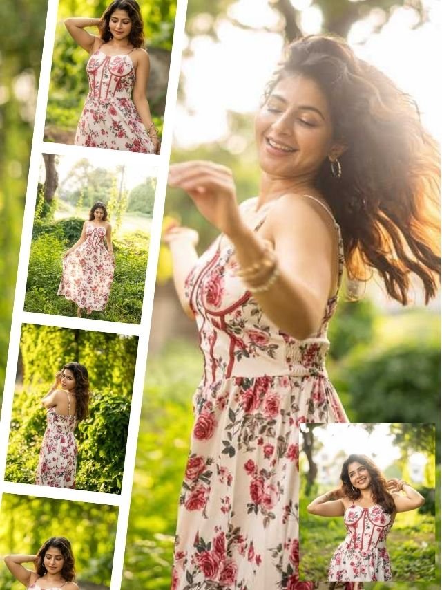 Iswarya Menon Blossoms in Floral Elegance