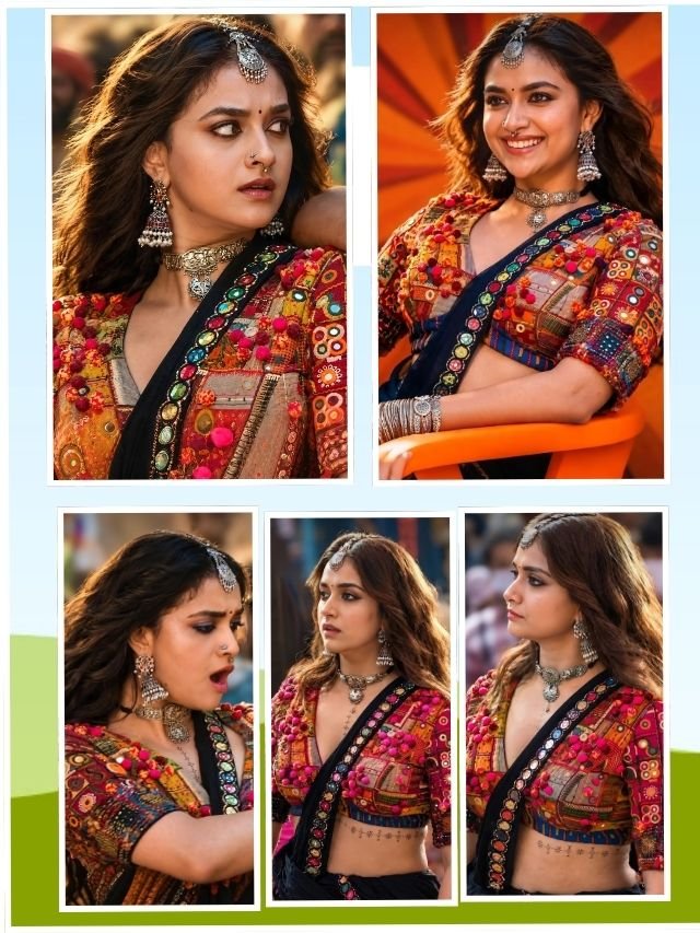 Keerthy Suresh Sets Hearts Racing in Vibrant Banjara Glam