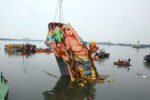 72nd Khairatabad Ganesh Nimajjanam Concludes Smoothly as Thousands Gather at NTR Marg