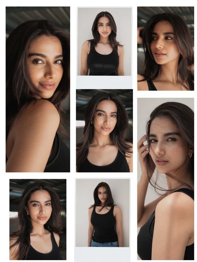 Meenakshi Chaudhary Stuns in Elegant Black Outfit
