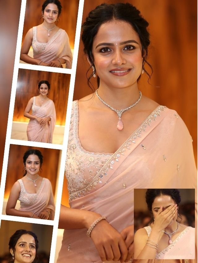 Vaishnavi Chaitanya Dazzles in Pastel Saree Look