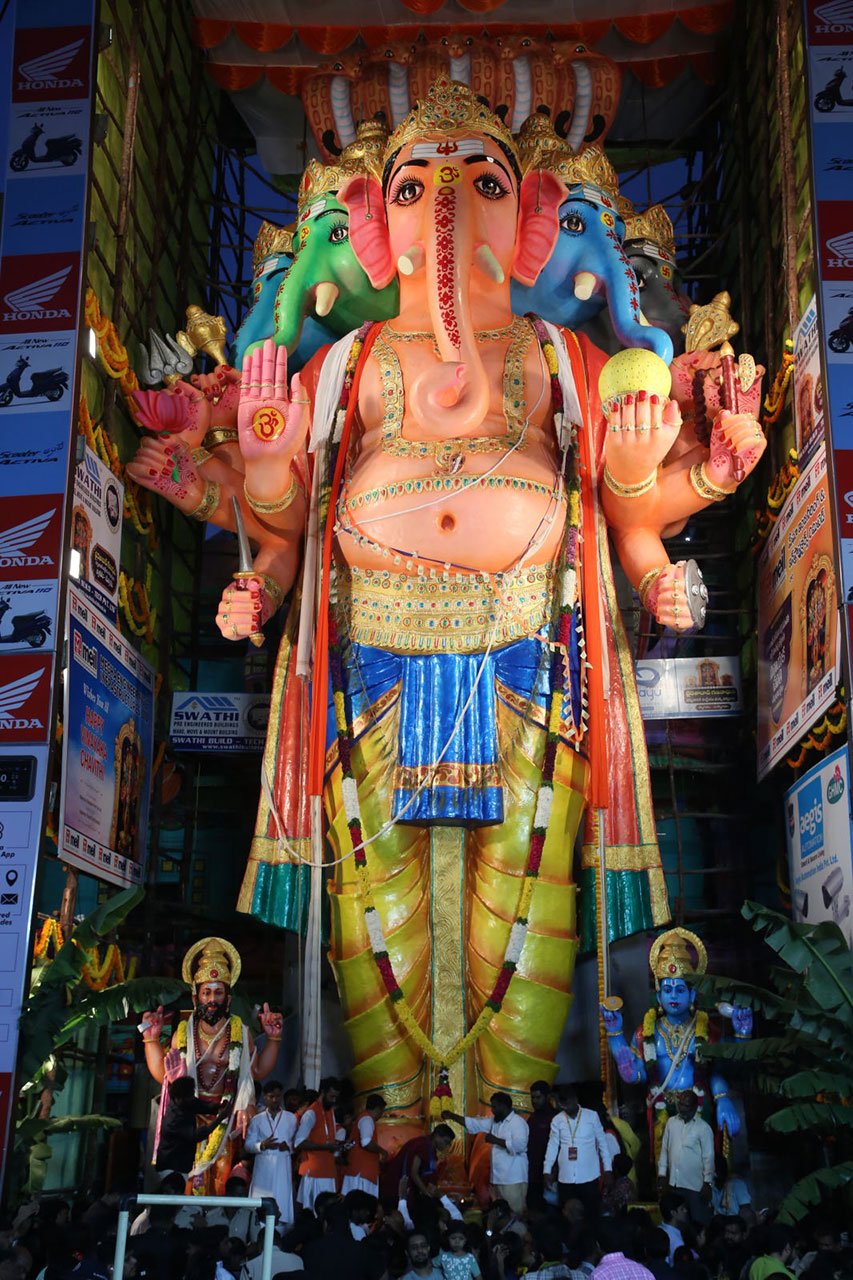 69-Ft Khairatabad Ganesh Steals the Spotlight