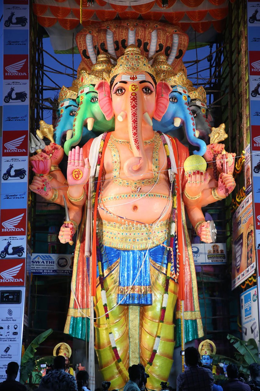 69-Ft Khairatabad Ganesh Steals the Spotlight