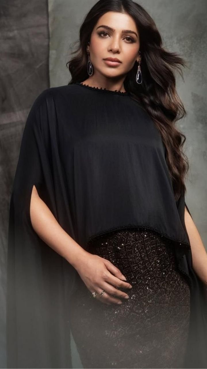 Samantha Ruth Prabhu’s Elegant Draped Look Sparks Social Media Chatter