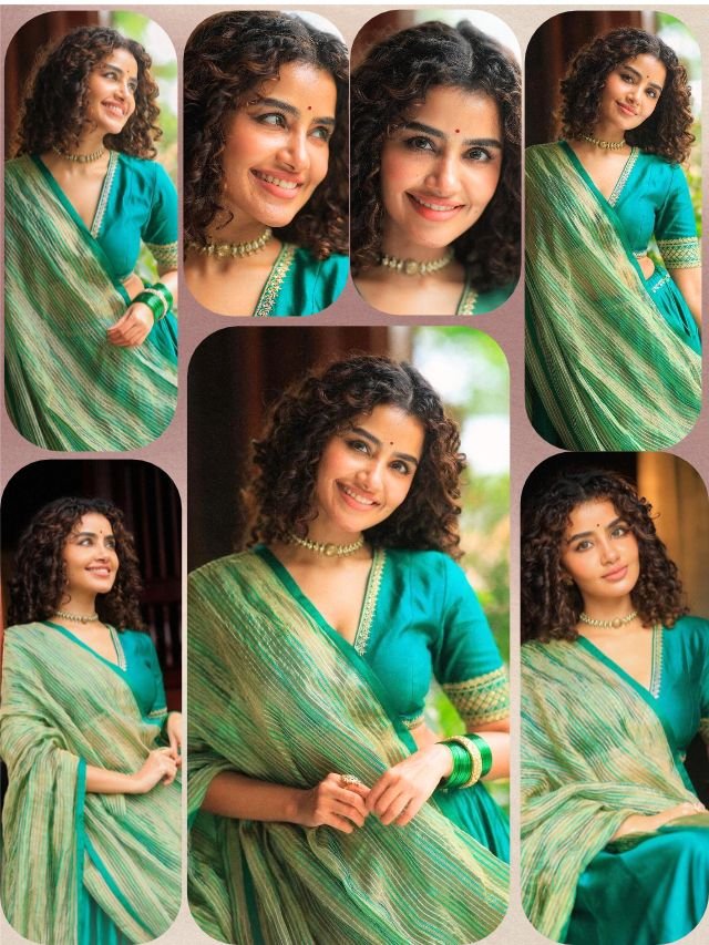 Anupama Parameswaran Dazzles in Emerald Ethnic Charm