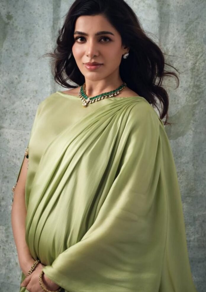Samantha Ruth Prabhu’s Elegant Draped Look Sparks Social Media Chatter